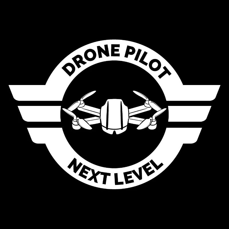 pilote de drone de course pilote de drone symbole logo de vol