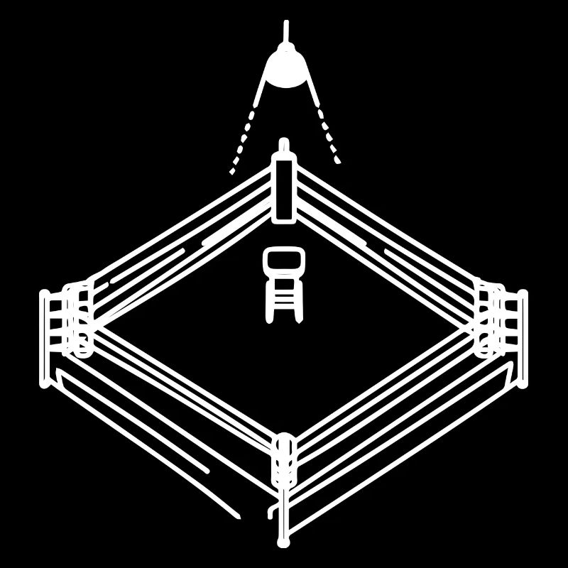 Dessin de ring de boxe