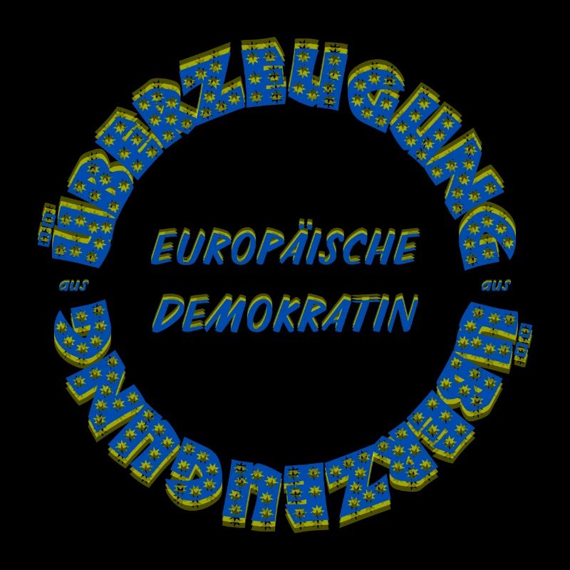 European Democrat by Conviction Circular Text