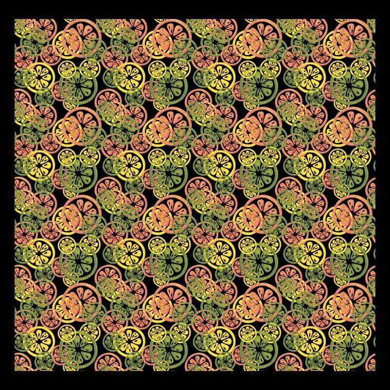 Fruit Lemon Orange Pattern
