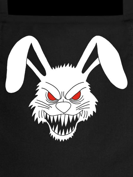 Lapin blanc démoniaque