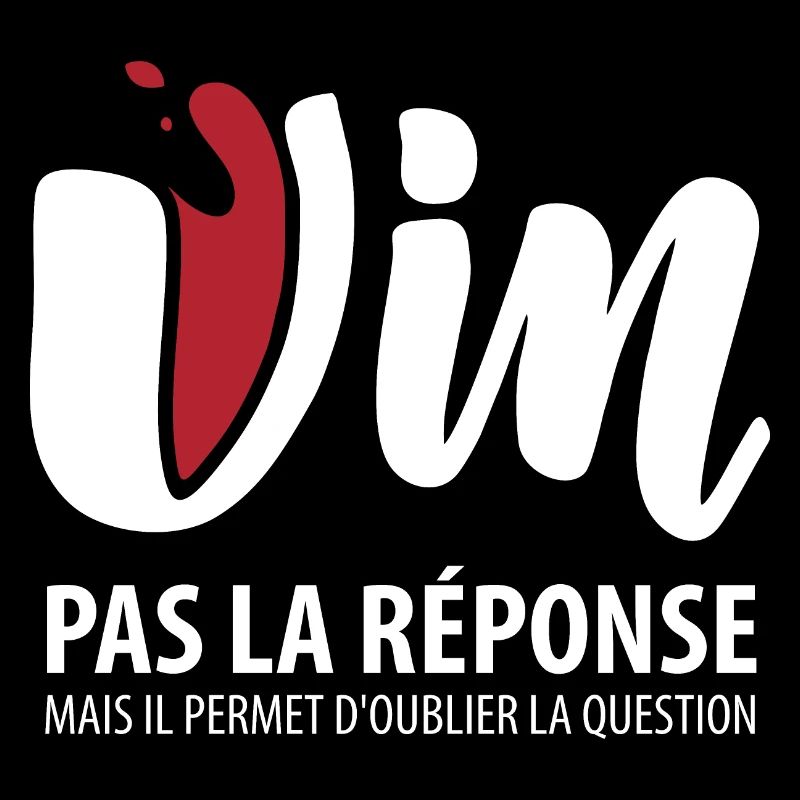 Wine not the solution (dark)