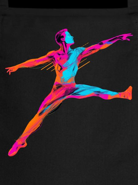 Male Ballet Dancer Synthwave