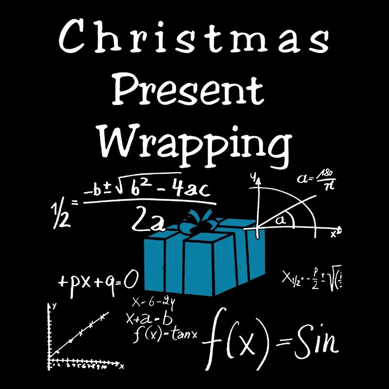 Funny Math Christmas Present Wrapping
