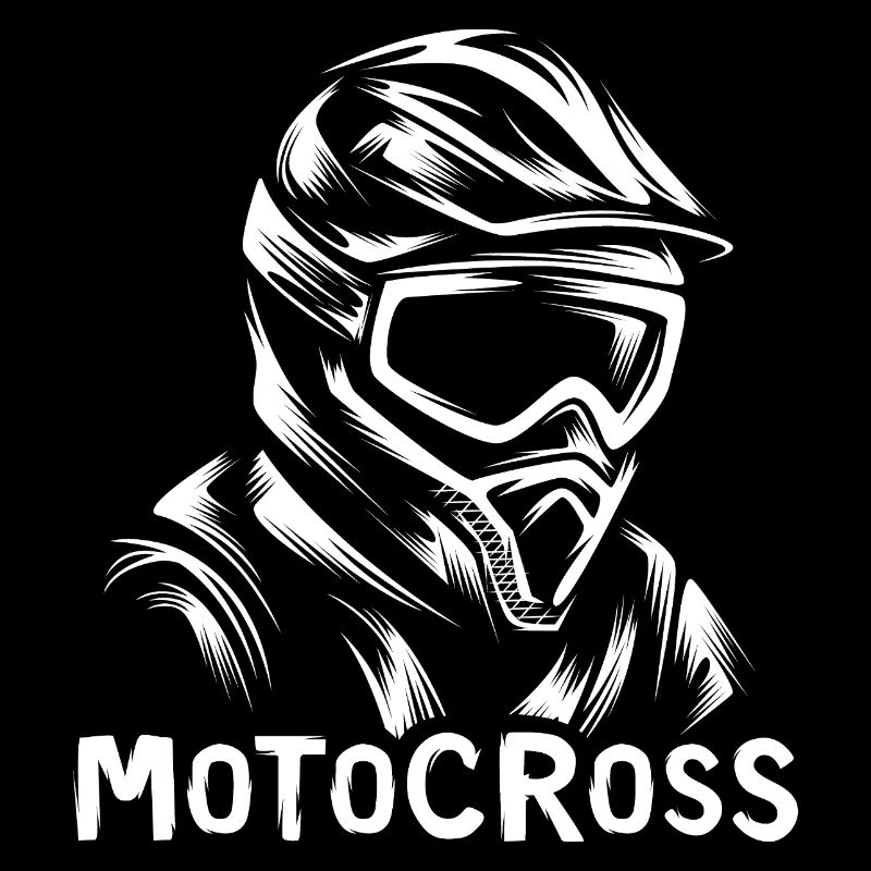 Motocross Logo - Biker und Motorradfreunde Symbol
