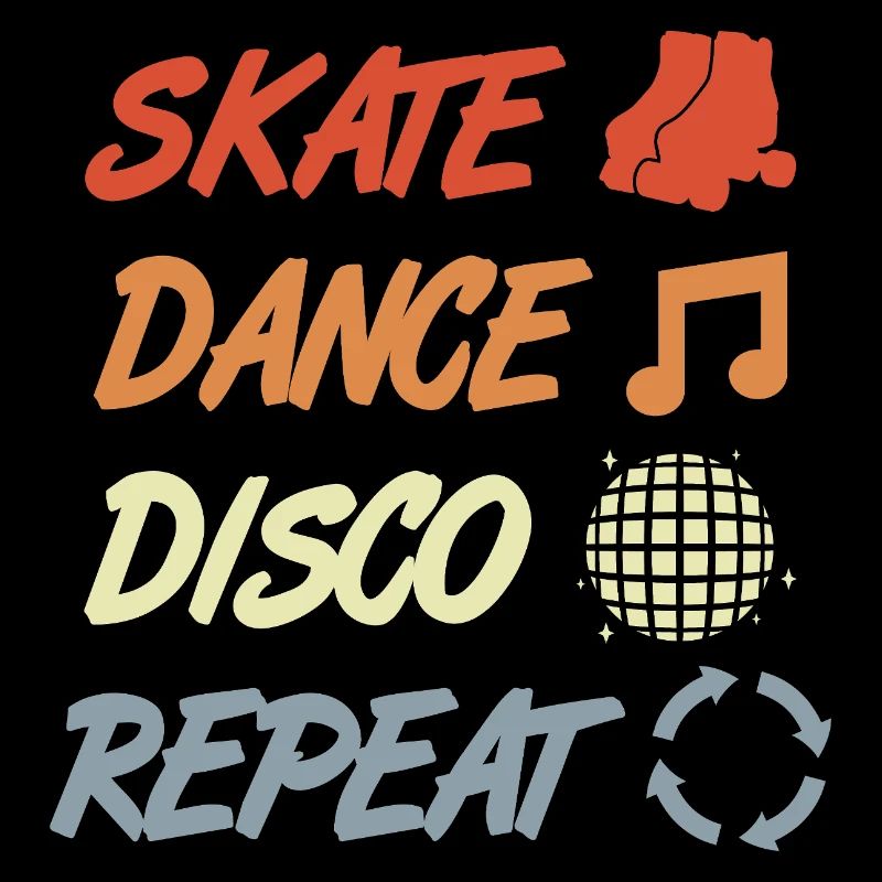 Rollschuhfahrer Disco