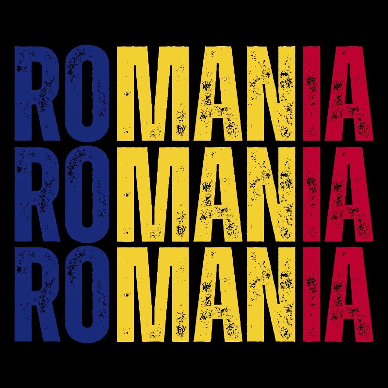 Drapeau roumain, j’adore la Roumanie