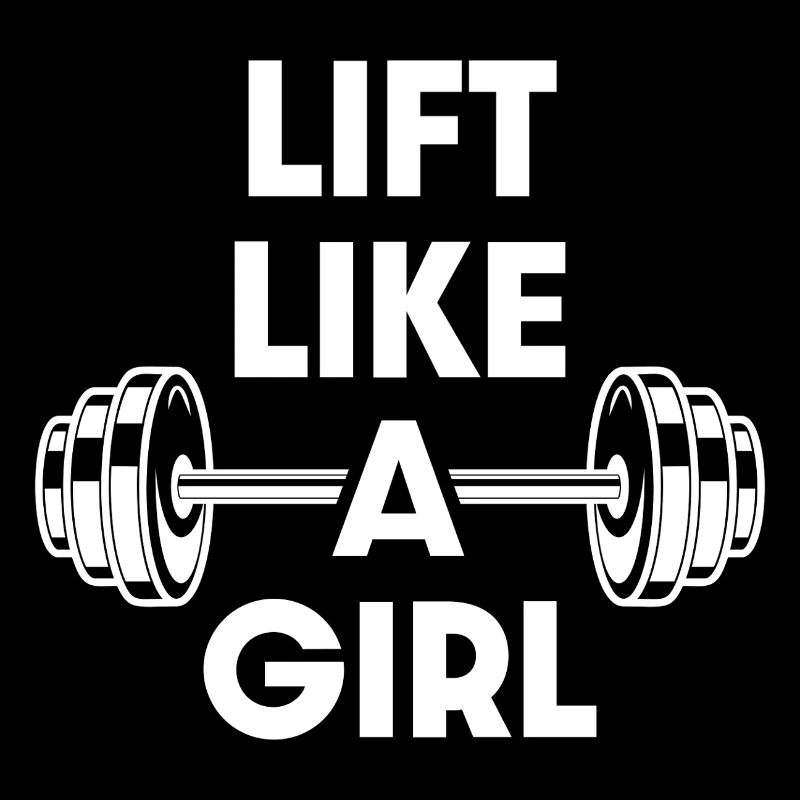 Heben Sie wie ein Mädchen