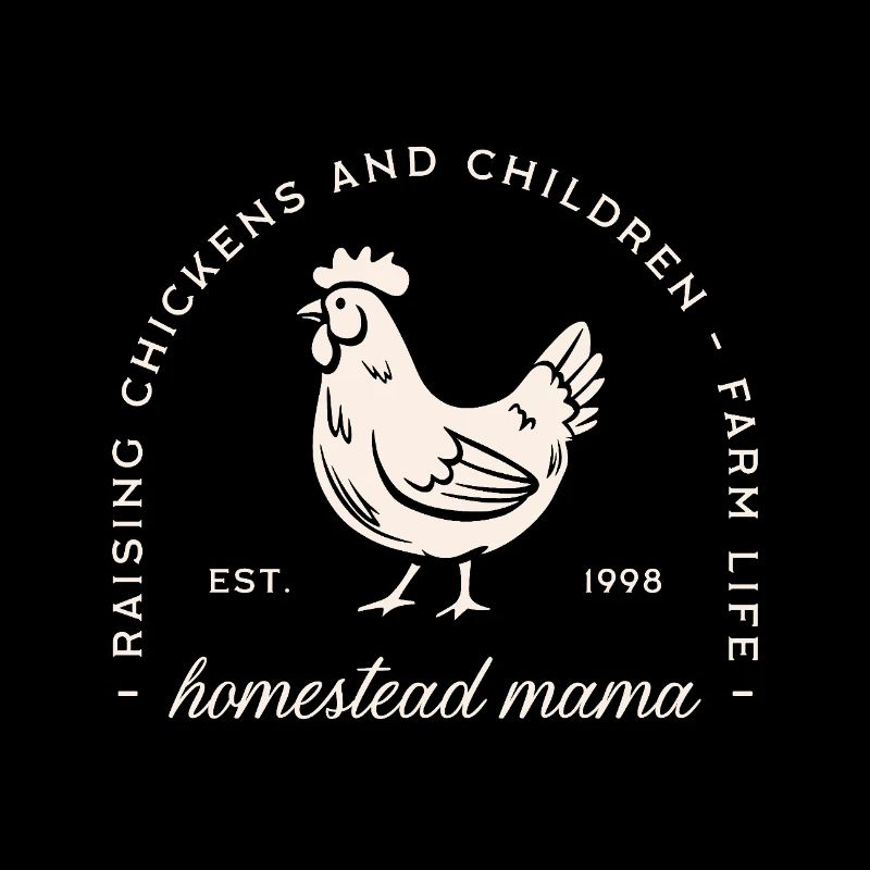 Gehöft Mutter Mutter lustiges Huhn Bauernhof Tier