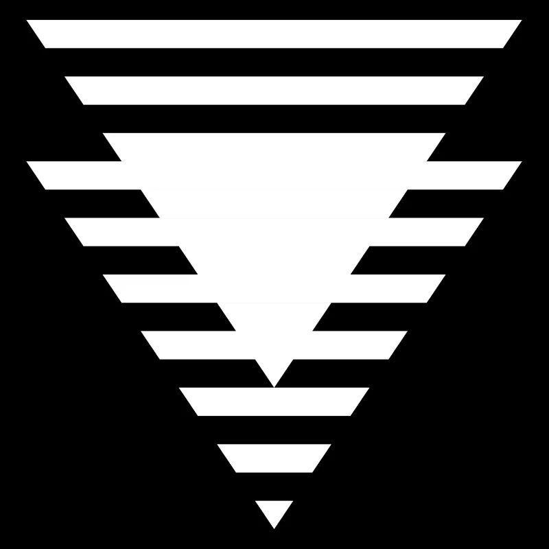 Prisme triangulaire étagé