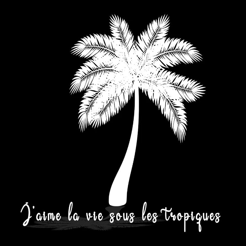 Tropical Silhouette Palm