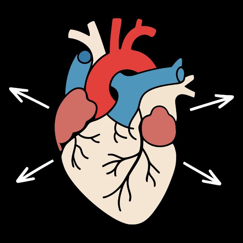 Bloc de couleur coeur illustration
