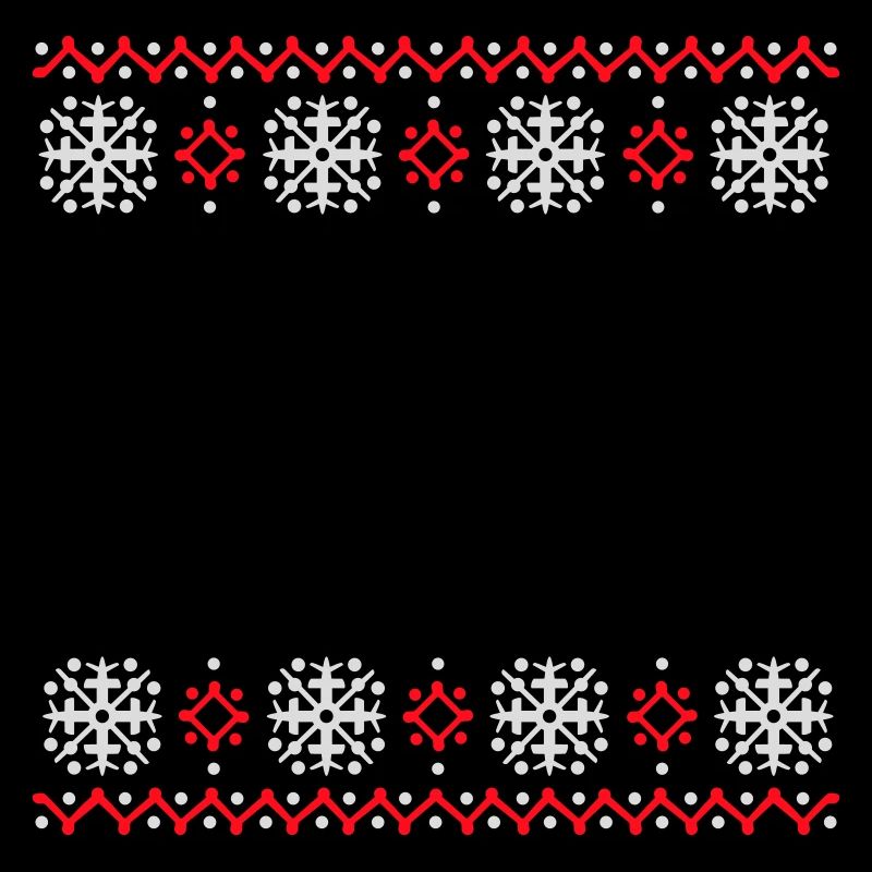 pull moche motif de Noël flocons de neige cool