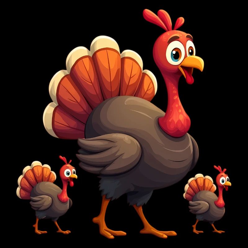 Bébé dinde de Thanksgiving