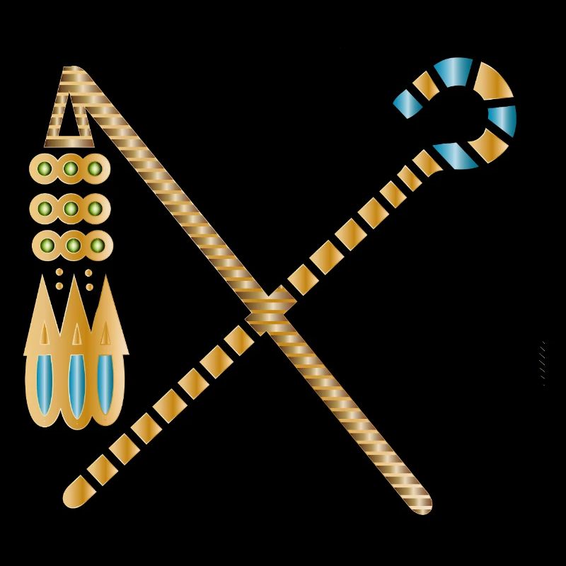 Golden Pharaoh's Scepter – Hook and Flail