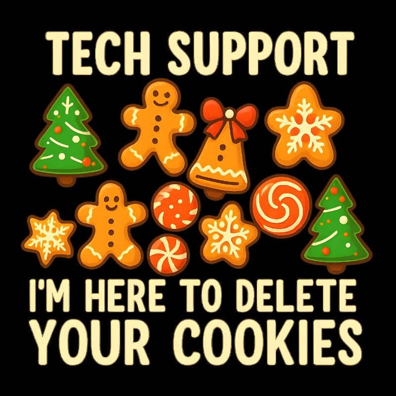 Support technique Cookie Noël Mème