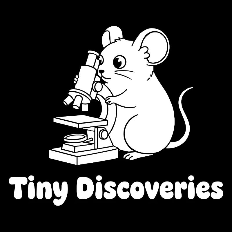 Petites découvertes : Souris devant le microscope