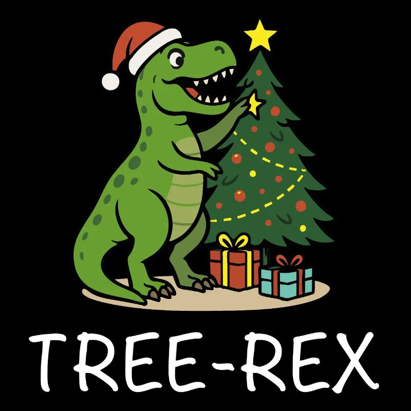 Tree-Rex – Dino Christmas Motif T-Rex