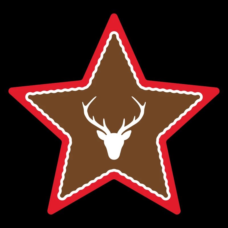 Star with deer head