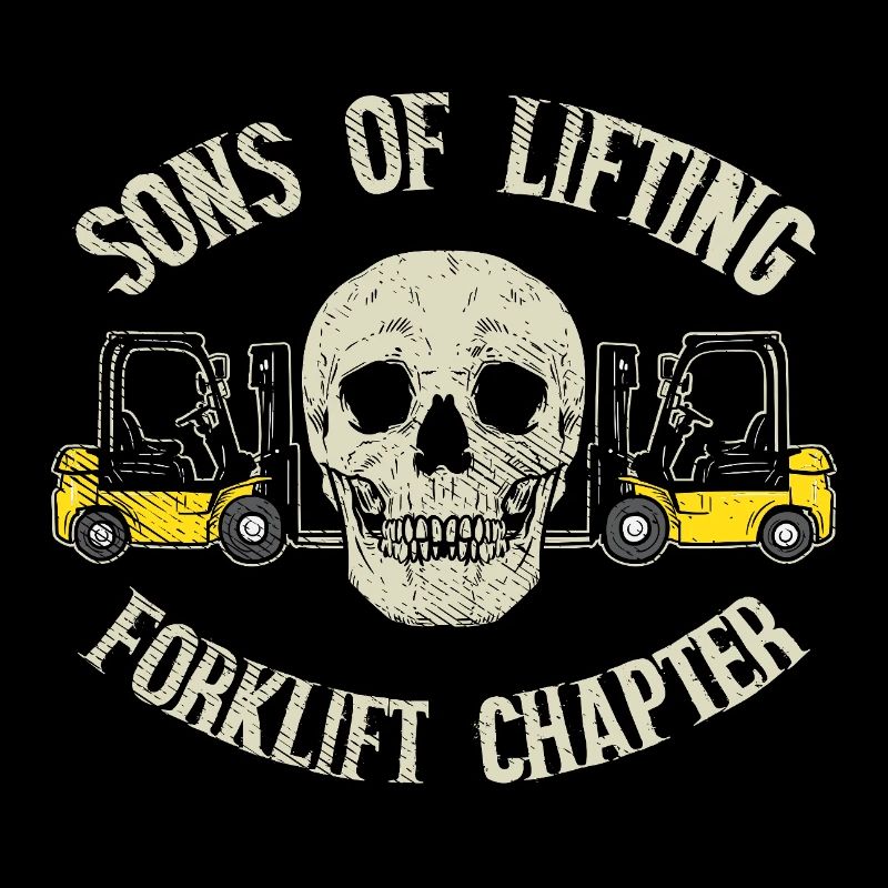 Chapitre Sons of Lifting Forklift Conception de Crâne
