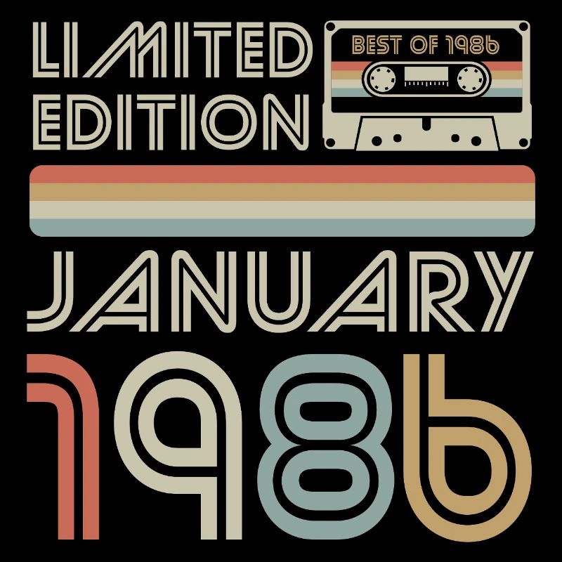 Legendary since January 1986, Retro, Geburtstag