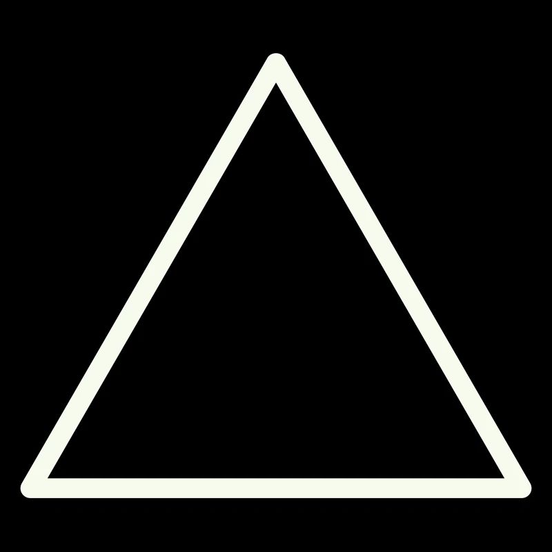 Contour géométrique du triangle