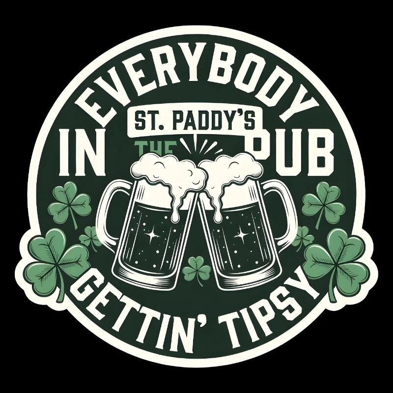 Tout le monde Gettin Gettin Gettin Pub St Patrick