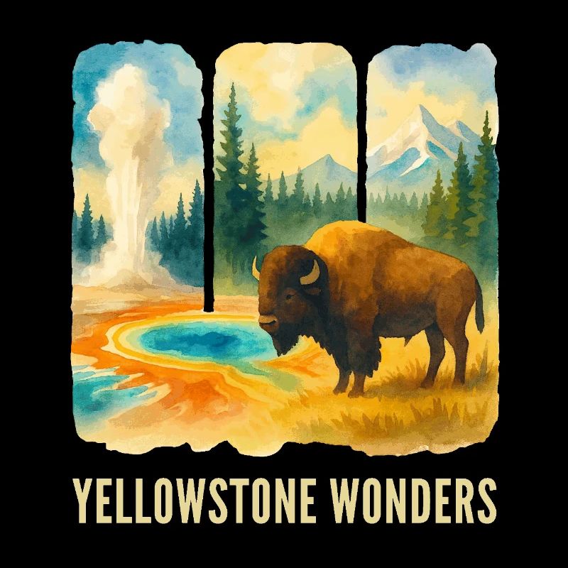 Berglandschaft mit Vulkan