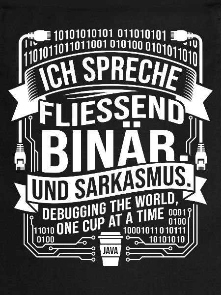 Coding Binary Coffee Sarcasm