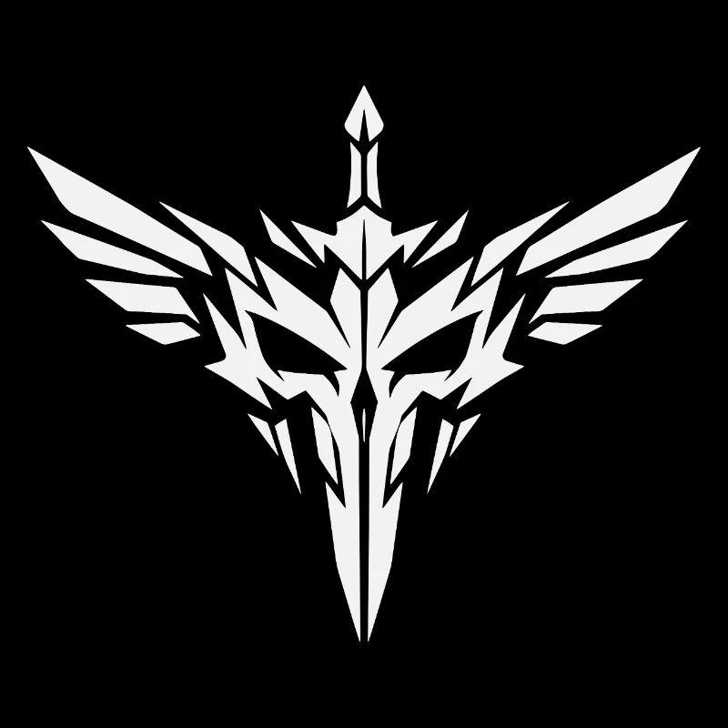 Sword with wings and eyes