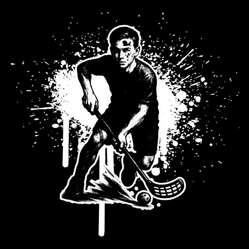 Dessin propre de floorball pour floorball
