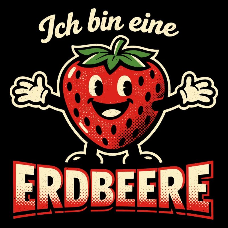 Erdbeere Kostüm Obst Karneval Geschenk