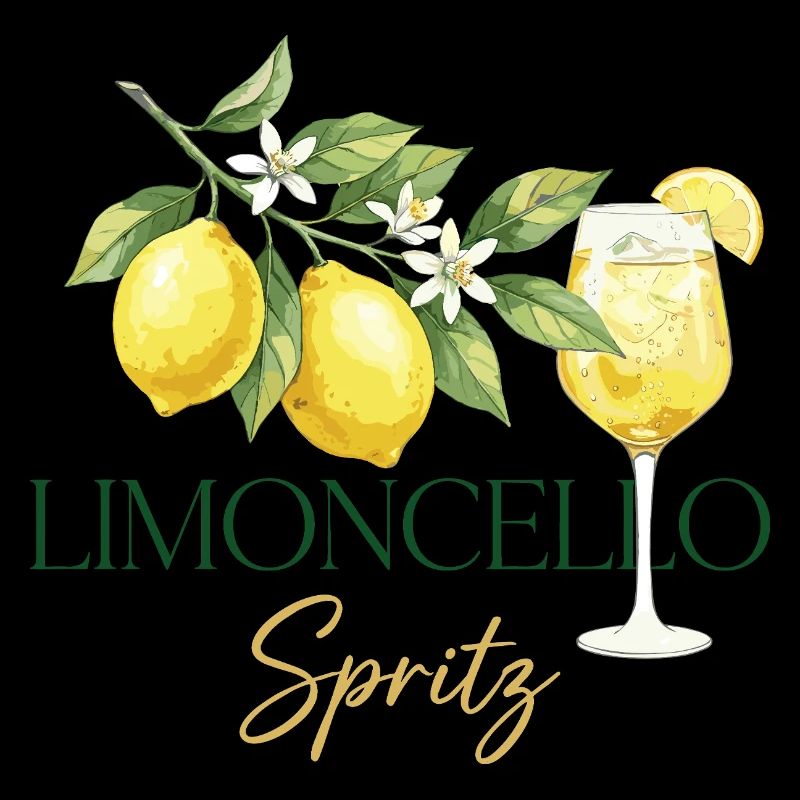 Limoncello Spritz – Summer Drink Lemon Design