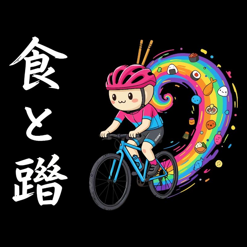 Rainbow Ride : Cycliste de Trails Foodie