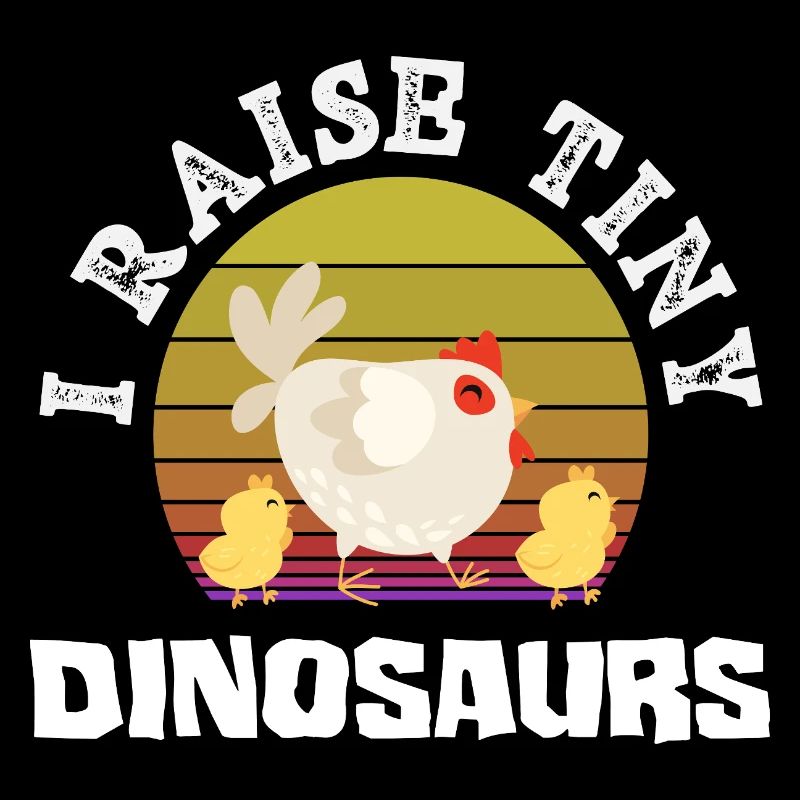 J’élève de petits poulets dinosaures