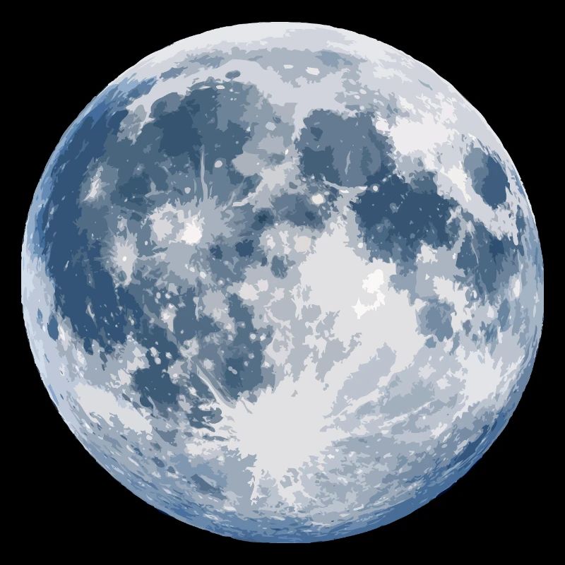 Silhouette au clair de lune