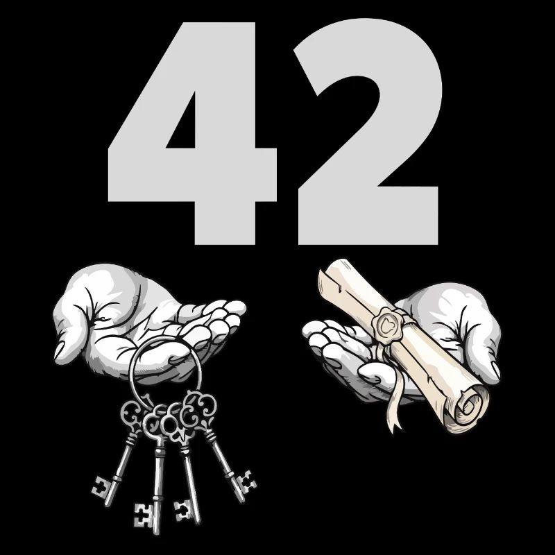 Forty-Two Keys and Scroll