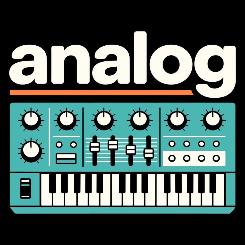 Analog Synthesizer Retro Music 