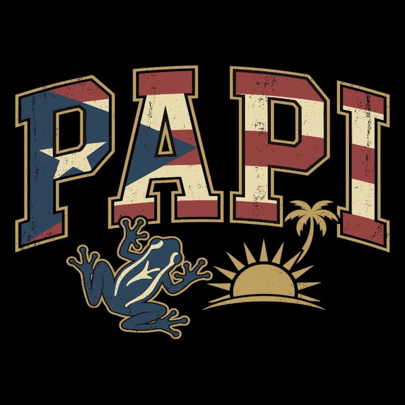 Papi Puerto Rico Flagge