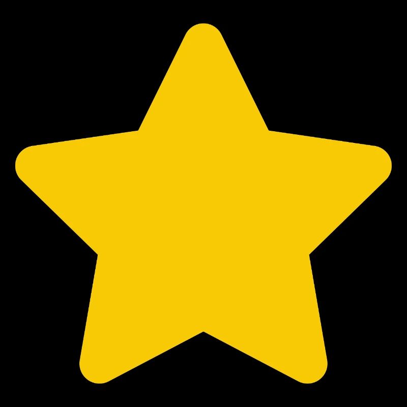 Accent étoile jaune : Simple Star