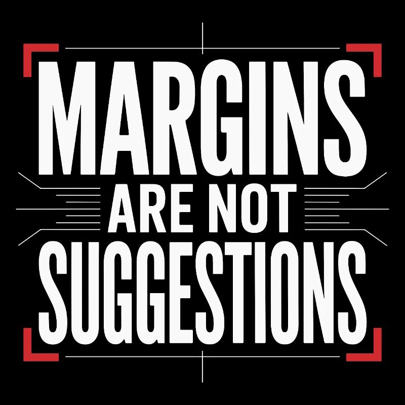 Les marges du designer d’impression sont des designers experts en impression