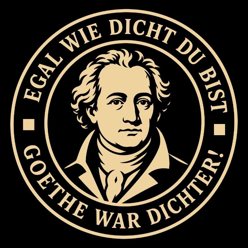Goethe War Dichter Lustiger Dichter Spruch
