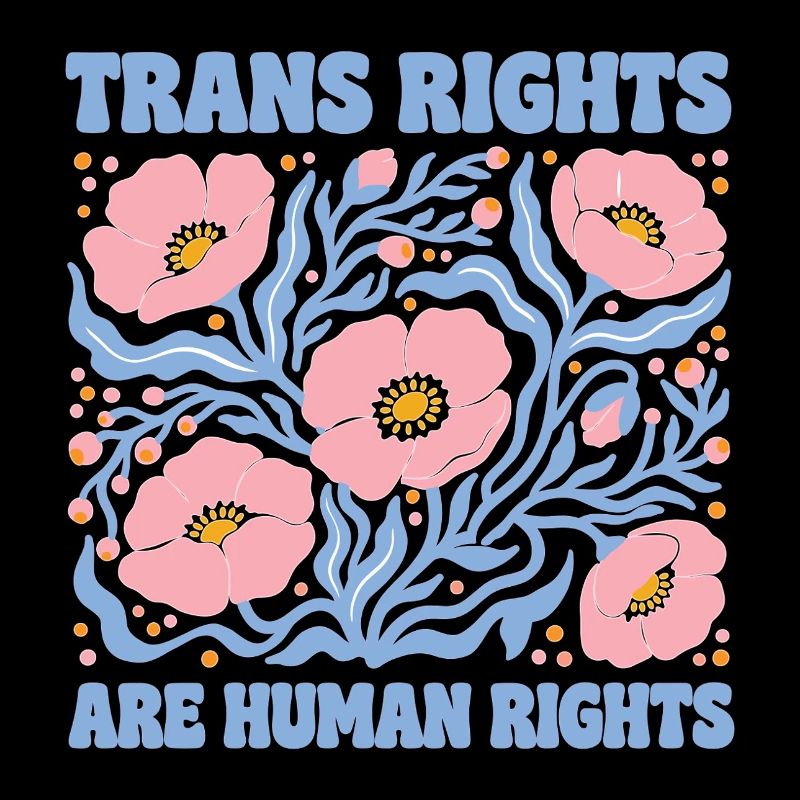 Pride Month LGBT -  Trans Rights Are Human Rights