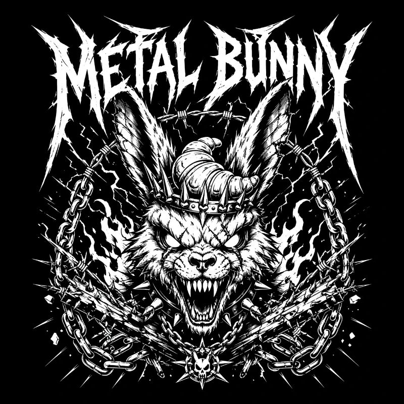 Metal Bunny Chain Claws