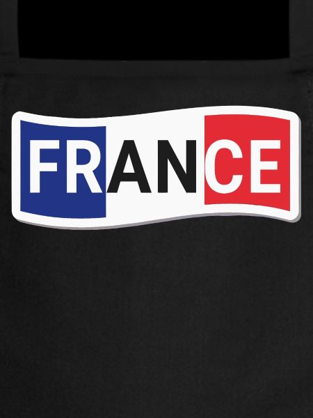 Sticker France Drapeau Ondulé
