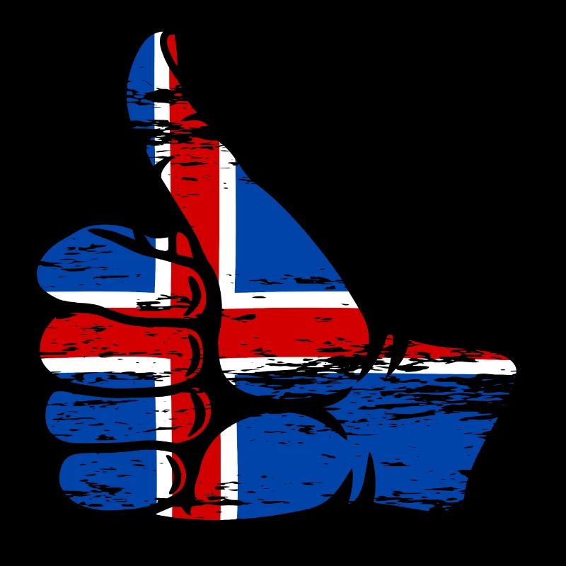 Drapeau de l’Islande Tout effacer l’icône utilisée