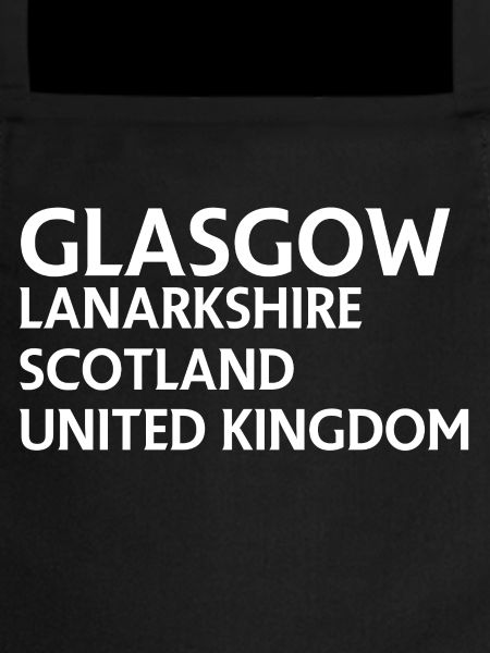 Glasgow – Scotland Textdesign