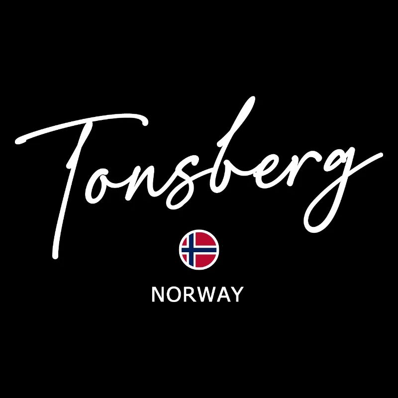 Tonsberg - Norway Flag - Norge - Norwegen