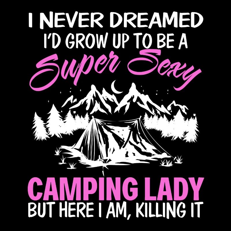 Camping Lady
