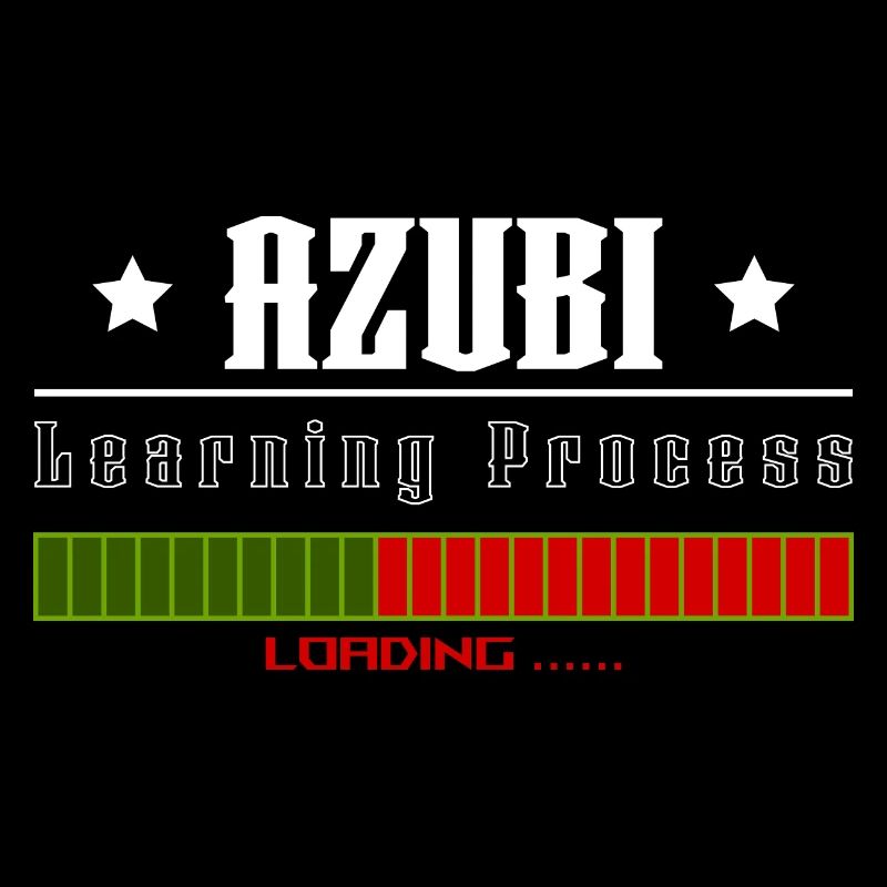 AZUBI learning process loading tshirt